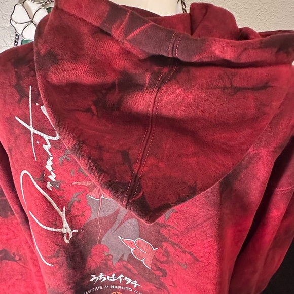 Primitive X Naruto Hoodie Men's sm Red Anime Graphic Sweater Skater Pullover - Picture 6 of 7